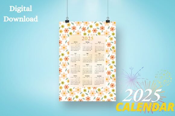 2025 Floral Daisy A4 Size Wall Calendar: Selecting the Right Balance of Beauty and Function