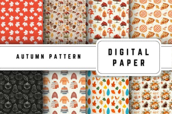 Autumn Pattern Digital Papers: Practical Applications for Creators and Businesses