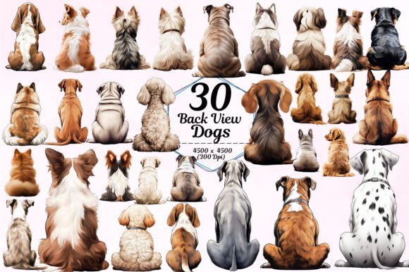 Back View Dogs Sublimation Collection: Practical Applications for Creators and Businesses