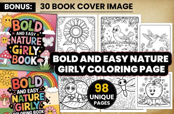 Bold and Easy Nature Girly Coloring Page: A Practical Guide to Choosing and Using Designs Effectively
