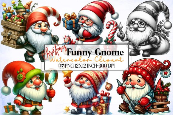 Christmas Funny Retro Gnome Clipart: A Practical Guide for Festive Design