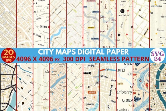 City Maps Digital Paper: A Practical Resource for Creative and Professional Projects