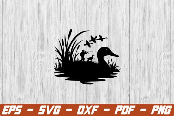 Duck Hunting SVG & PNG: Design Assets for Season