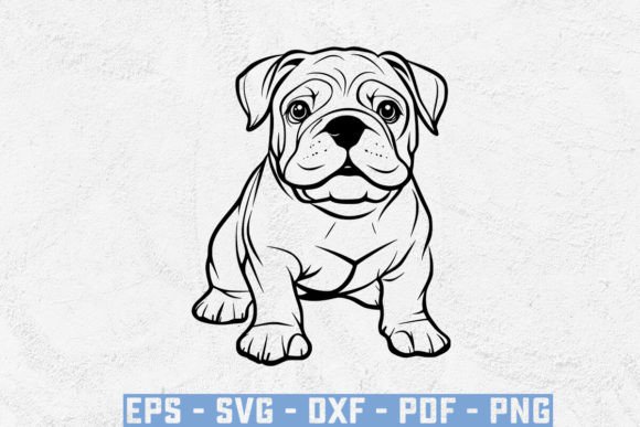 English Bulldog Svg and Bulldog Clipart Svg: Elevating Pet-Themed Design Projects