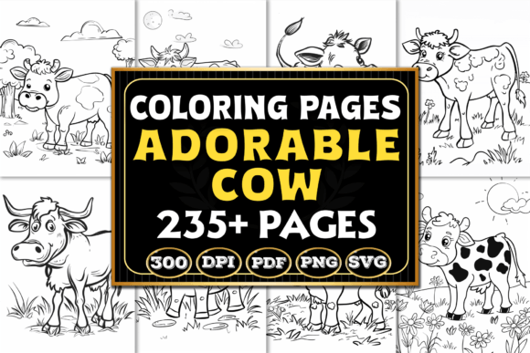 Evaluating Adorable Cow Coloring Pages for Creative and Educational Use