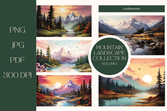 Evaluating the Mountain Landscape Paintings Bundle for Professional Creative Workflows