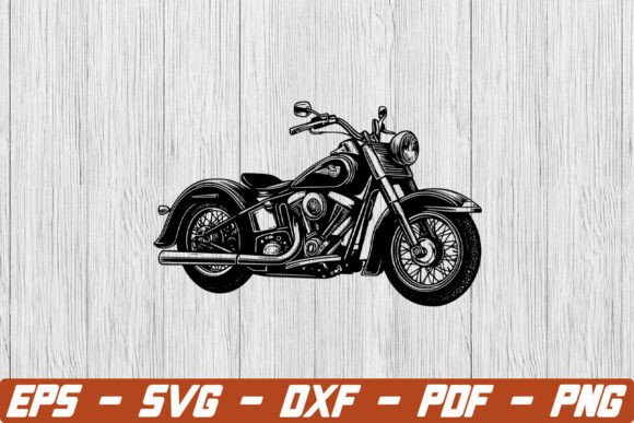 Evaluating Vintage Motorcycle Silhouette Vector SVG Assets for Professional Design