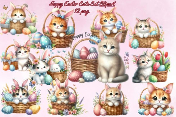 Happy Easter Cute Cat Bunny Clipart: A Practical Guide for Seasonal Design