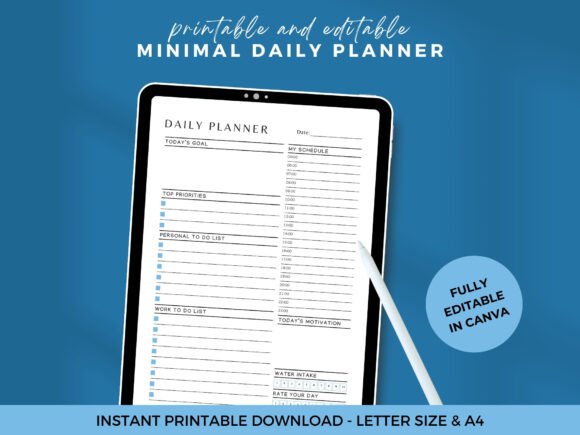 Integrating a Daily Planner Digital Planner Template into Professional Workflows