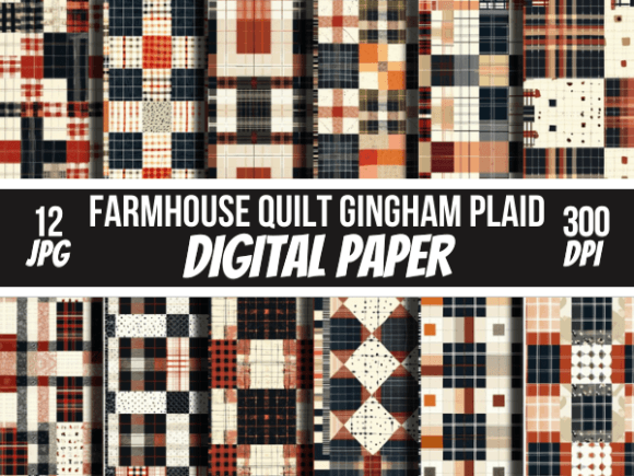 Integrating a Farmhouse Plaid Quilt Paper Pattern Set into Your Creative Workflow