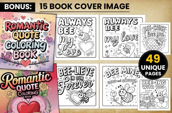 Romantic Quote Coloring Pages: Practical Applications for Creativity, Connection, and Commerce