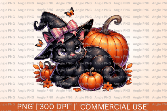 Strategic Application of Fall, Halloween Black Cat PNG Clipart in Seasonal Campaigns