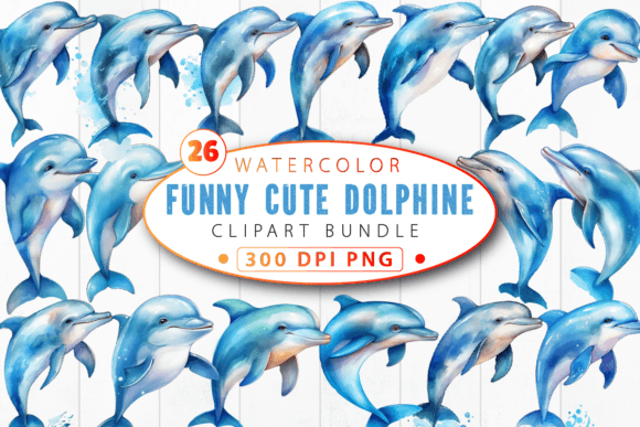 Strategic Applications of the Funny Cute Dolphin Clipart Bundle in Modern Visual Communication