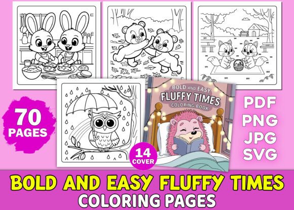 The Strategic Shift to Low-Friction Creativity: Why the Bold and Easy Fluffy Times Coloring Book Resonates with Modern Professionals