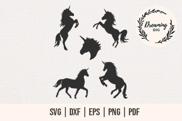 Unicorn SVG Bundle: Silhouettes for Every Creator