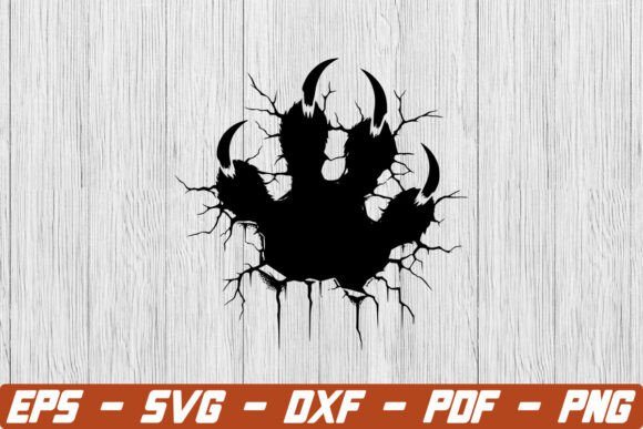 USA Flag Eagle Claw Wall SVG Clipart Guide