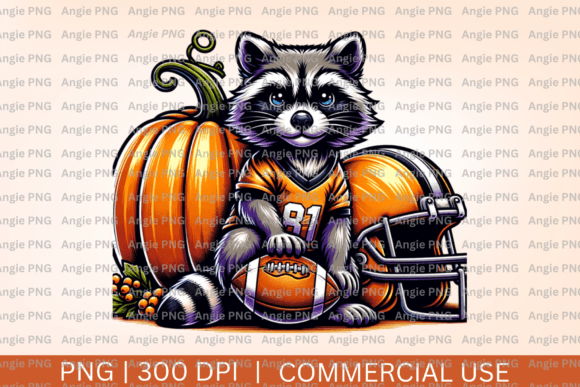 Why Cute Fall Raccoon Football PNG Files Are Essential for Autumn Creative Projects